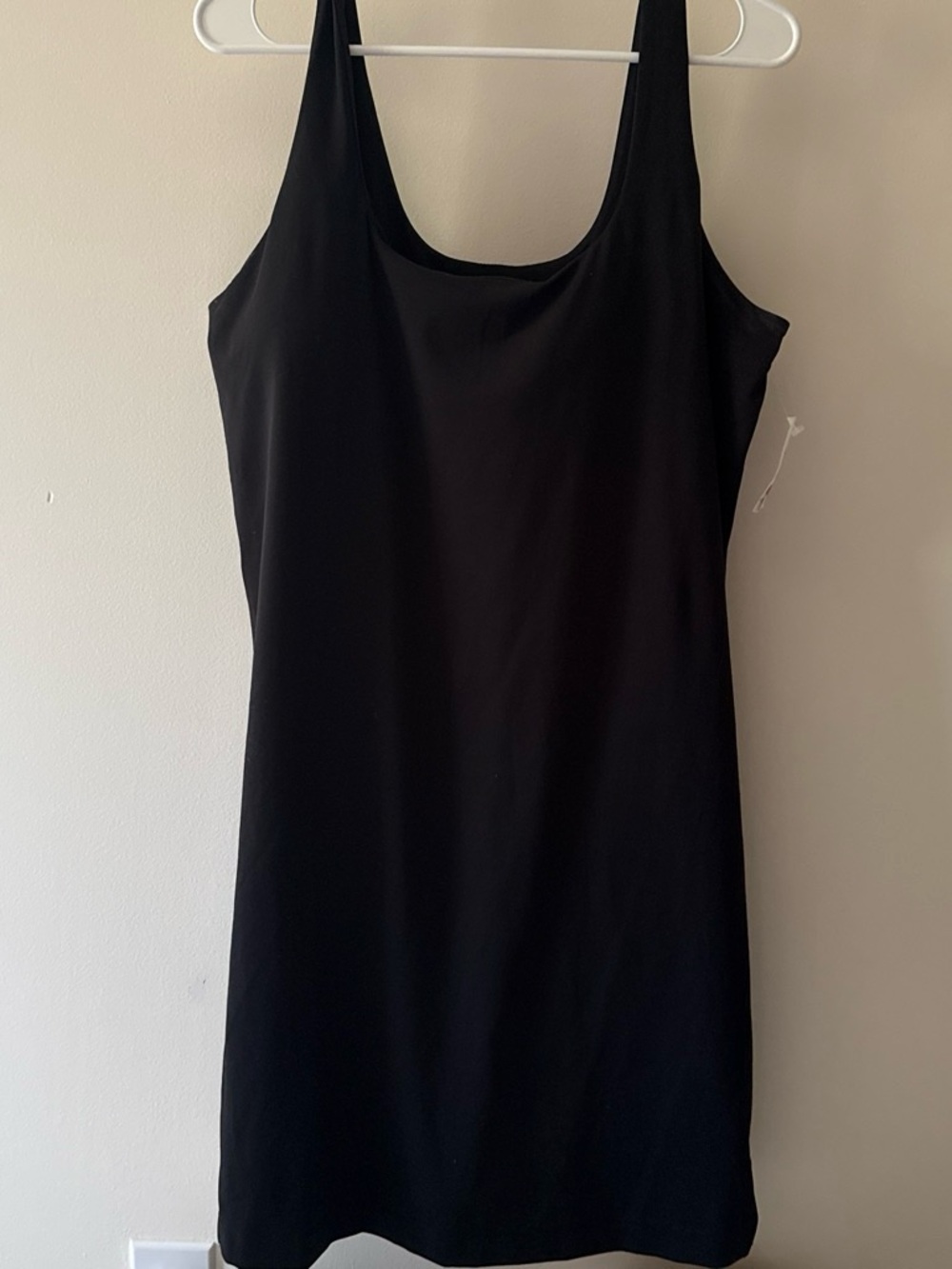 Everyday Black Scoop Athletic Mini Dress